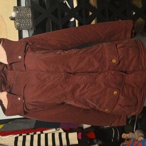Cabelas Women's Burgandy Winter Coat Size Large Tall